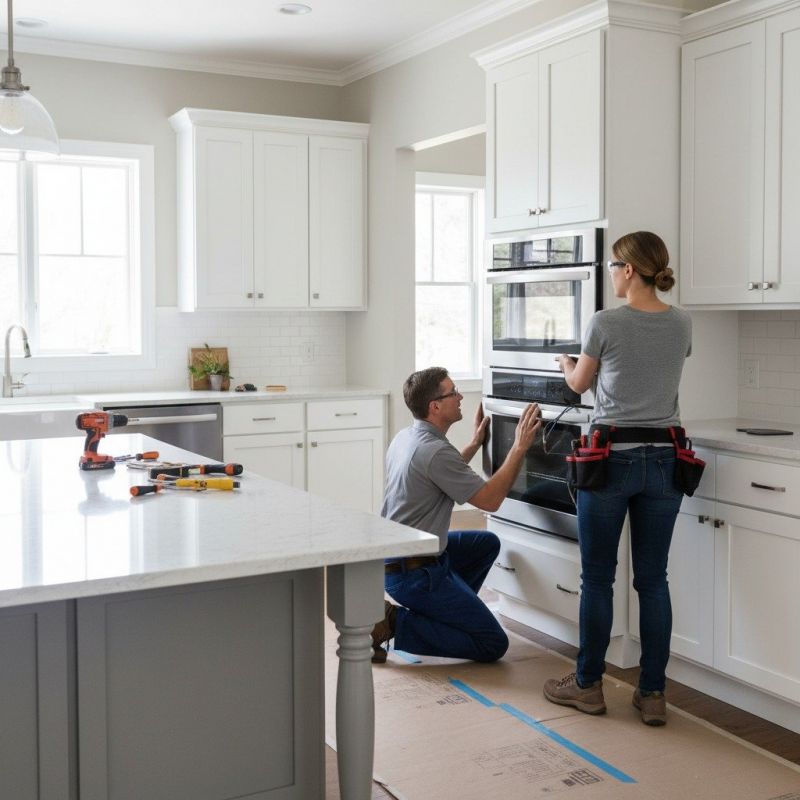 Kitchen Island Installation